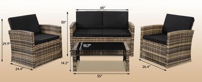 4 Piece Patio Set